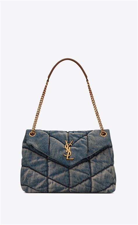 sac ysl en jean